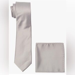 Stacey Adam’s Silver Neck tie set